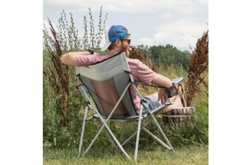 Image of Core Equipment Mesh Tension Chair, Gray, 37 x 37 x 25 in, 40045