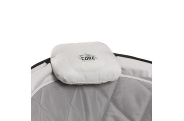 Image of Core Equipment Oversized Padded Round Chair, Gray, 37 x 34 x 35 in, 40025