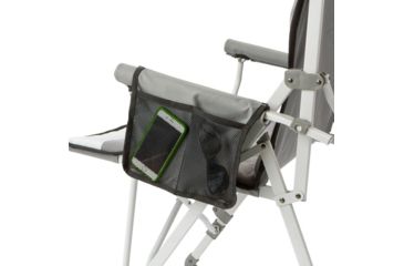 Image of Core Equipment Padded Hard Arm Chair, Gray, 25 x 35.5 x 35 in, 40021