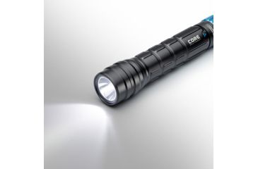 Image of Core Equipment Rechargeable Flashlight, 1000 Lumen, Gray, 6.5 x 1.3 x 1.1 in, 40075