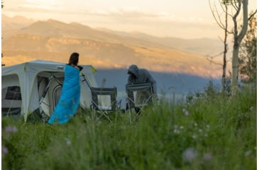 Image of Core Equipment Wearable Camp Blanket, Grey, 40211