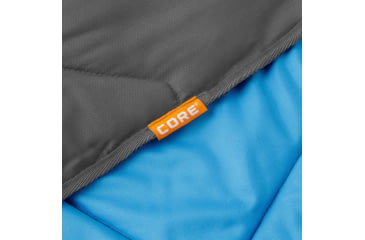 Image of Core Equipment Wearable Camp Blanket, Grey, 40211