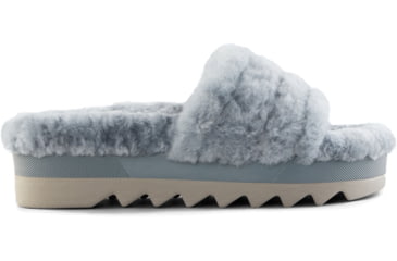 Image of Cougar Pozy Lambswool Sandal - Womens, Ash Blue, 7, Pozy-Ash-Blue-7