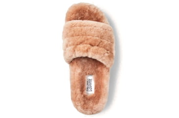 Image of Cougar Pozy Lambswool Sandal - Womens, Oak, 9, Pozy-Oak-9