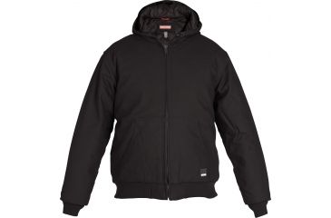 Image of Craftsman Hooded Duck Bomber Jacket Black, Large 25817-LG
