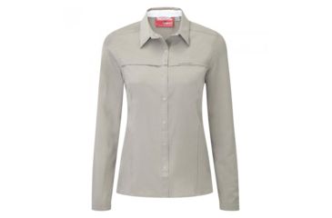 Image of Crag Hoppers NosiLife Pro Long Sleeved Shirt - Womens-Mushroom-Large crh0038-Mushroom-Large