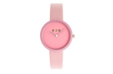 Image of Crayo Blade Leatherette Strap Watch, Pink, One Size, CRACR5406
