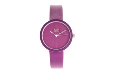 Image of Crayo Blade Leatherette Strap Watch, Purple, One Size, CRACR5405