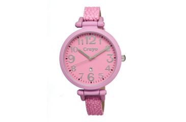Image of Crayo Cr0606 Balloon Ladies Watch, Hot Pink CRACR0606