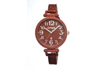 Image of Crayo Cr0608 Balloon Ladies Watch, Brown CRACR0608