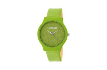 Image of Crayo Glitter Strap Watch, Green, CRACR4503