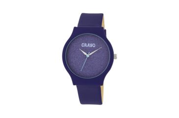 Image of Crayo Glitter Strap Watch, Purple, CRACR4507