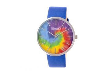 Image of Crayo Swirl Strap Watch, Multicolor/Blue CRACR4202