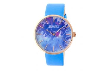 Image of Crayo Swirl Strap Watch, Multicolor/Powder Blue CRACR4204