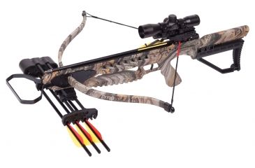 Image of CenterPoint Tyro Recurve Crossbow Package / 175lb Draw Weight, Camo, AXRT175CK4X