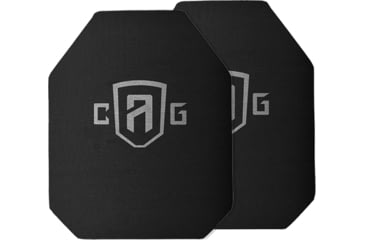 Image of Custom Armor Group GPC 2.0 Lightweight LEVEL III+ Steel Plates Armor Kit, Black, 10x12in, CAG GPC 2.0 L3