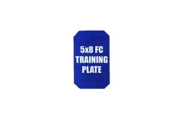 Image of Custom Armor Group Non Ballistic Blue Marked SAPI Training Plate, 5in x 7in, GTP-SC-FC-57-NY
