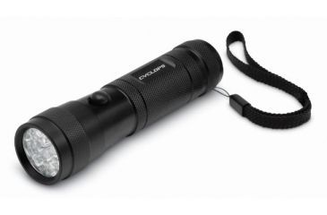 Image of Cyclops 3AAA 12 LED Aluminum Flashlight w/Red/Green LED,60 Lumens,Pack of 2,Clam Pack CYC-FL12-2PK