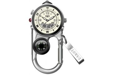 Image of Dakota Watches Angler II, Champagne Ani-Digi EL Dial, Titanium Finish Case 3865-8