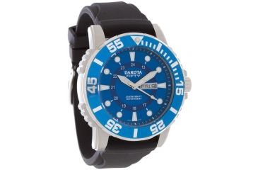 Image of Dakota Watches Dakota Fifty, Blue Dial, Black PU Band 5745-5