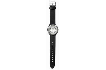 Image of Dakota Watches Fashion Flashlight, White Dial, Black PU Band 7446-7