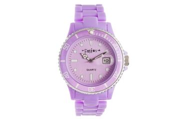 Image of Dakota Watches Fusion Color Link, Purple Dial &amp; Plastic Link Band 3039-9