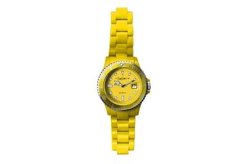 Image of Dakota Watches Fusion Color Link, Yellow Dial &amp; Plastic Link Band 3038-0