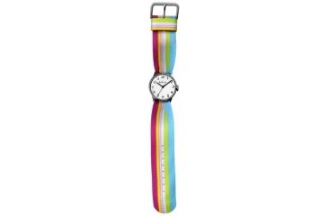 Image of Dakota Watches Interchangeable Watch,  White Dial, 5 Nylon Straps 2704-6
