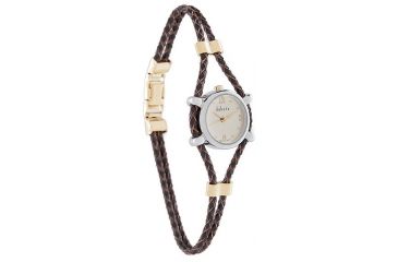 Image of Dakota Watches Ladies Cord, Champagne Dial, Brown Cord 2040-0