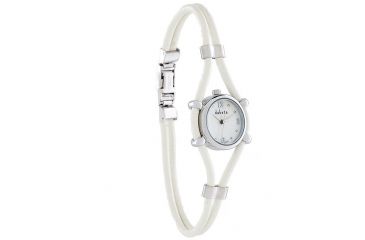 Image of Dakota Watches Ladies Cord, Mother of Pearl Dial, White Cord 2041-9