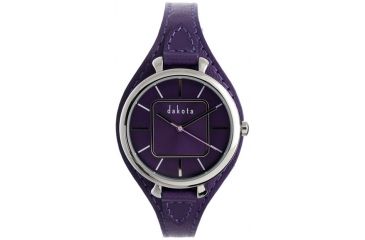 Image of Dakota Watches Midsize Colorful Leather, Purple Dial, Purple Leather Band 3029-1