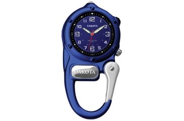 Image of Dakota Watches Mini Clip Microlight, Blue Military Dial, Blue Case 3808-8