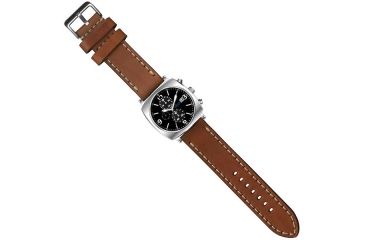 Image of Dakota Watches Sting Ray Chrono, Black Dial, w/Leather Strap, NO 4034-2