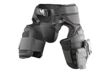 Image of Damascus Protective Gear TG40 IMPERIAL Thigh / Groin Protector with Molle System, Black, 1-size fits all TG40