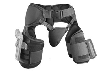 Image of Damascus Protective Gear TG40 IMPERIAL Thigh / Groin Protector with Molle System, Black, 1-size fits all TG40