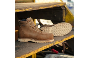 Image of Danner Cedar River Moc Toe 6in Work Shoes - Mens, Brown, 8.5 US, D, 14300-8.5D