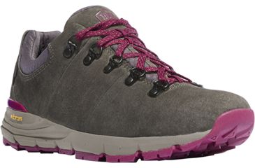 Image of Danner Mountain 600 Low Hiking Shoe - Women's-Gray/Plum-Medium-10
