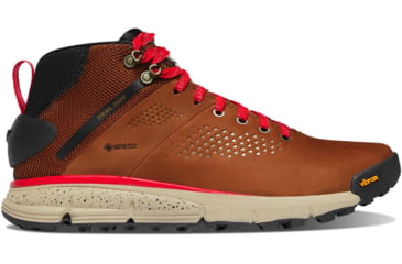 Image of Danner Trail 2650 Mid 4 in Hiking Boots - Mens, Wide, Brown/Red, 9, 61249-9D