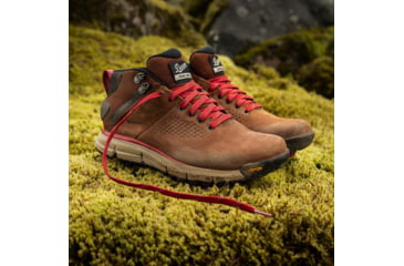 Image of Danner Trail 2650 Mid 4 in Hiking Boots - Mens, Wide, Brown/Red, 9, 61249-9D