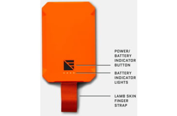 Image of Dark Energy Poseidon Nano Wireless Charger, Orange, 1102984
