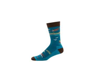 Image of Darn Tough Float Boat Crew Lightweight Socks - Mens, Cascade, X-Large, 6120-CASCADE-XL-DARN