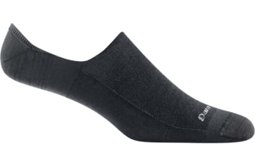Image of Darn Tough Topless Solid No Show Hidden Lightweight Sock - Mens, Black, Medium, 6055-BLACK-M-DARN