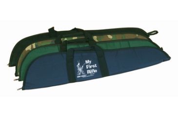 Image of Davey Crickett Scoped Rifle Case with Logo Black KSA035