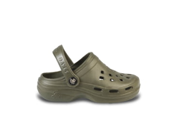 Image of Dawgs Beach Clogs - Kids, Olive, 3 US, BCLG.U.K.OG.0003