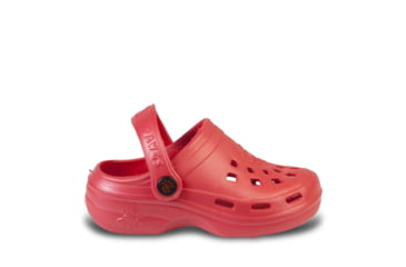 Image of Dawgs Beach Clogs - Kids, Red, 2 US, BCLG.U.K.Rd.0002