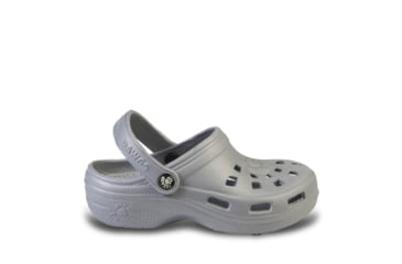 Image of Dawgs Beach Clogs - Kids, Silver, 12 US, BCLG.U.K.Sv.0012