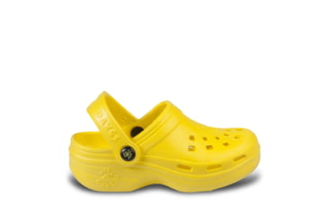 Image of Dawgs Beach Clogs - Kids, Yellow, 2 US, BCLG.U.K.Yw.0002