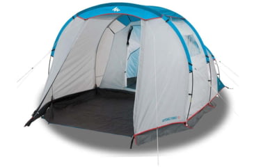 Image of Decathlon Arpenaz Waterproof Family Camping Tent, Light Gray, 4 Person, 2611395