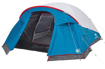 Image of Decathlon Quechua Arpenaz Fresh &amp; Black Waterproof Camping Tent, 3XL, Blue, 3 Person, 2611272