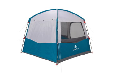 Image of Decathlon Quechua Arpenaz Pole-Supported Waterproof Living Area Shelter Base, Blue, 6 Person, 4006568